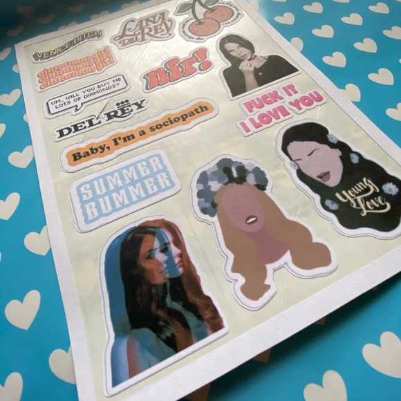 Lana Del Rey Stickers - Picture 11 of 12